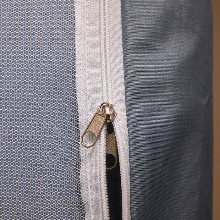 91家纺网 家纺一手货源 找家纺 卓尔居 2025新款学生遮光床帘学生蚊帐-非凡大师系列 非凡大师-蓝灰