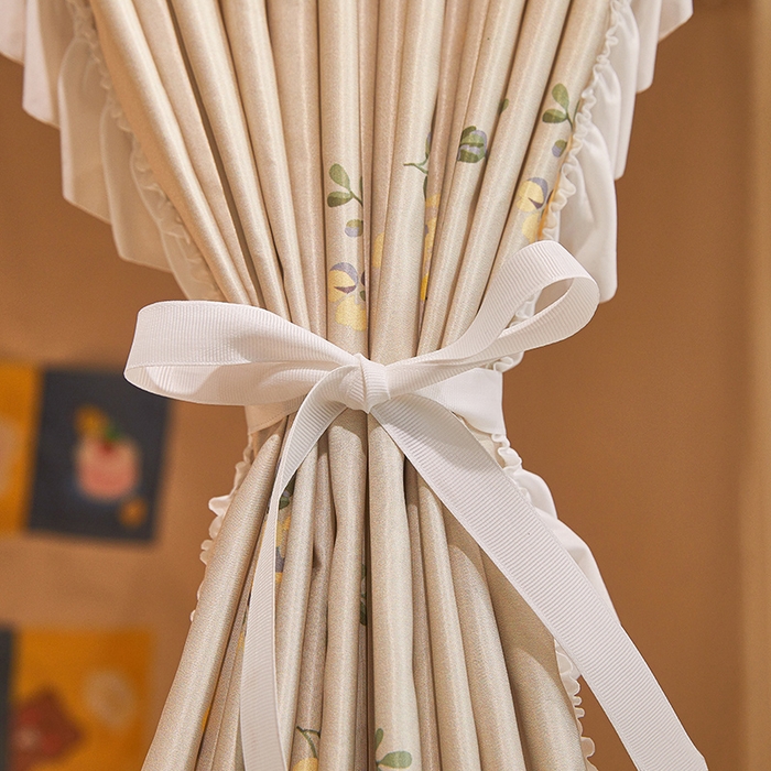 91家纺网 家纺一手货源 找家纺 富莱星蚊帐 2025新款无涂层温和植绒强遮光学生蚊帐-浅语 浅语-卡其