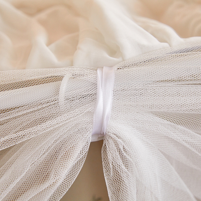 91家纺网 家纺一手货源 找家纺 富莱星蚊帐 2025新款无涂层温和植绒强遮光学生蚊帐-浅语 浅语-卡其