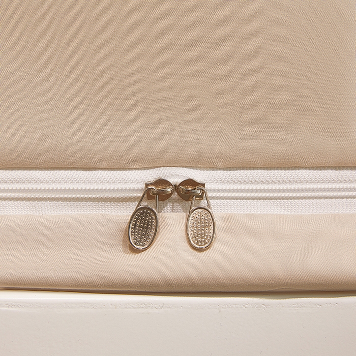 91家纺网 家纺一手货源 找家纺 富莱星蚊帐 2025新款无涂层温和植绒强遮光学生蚊帐-浅语 浅语-卡其