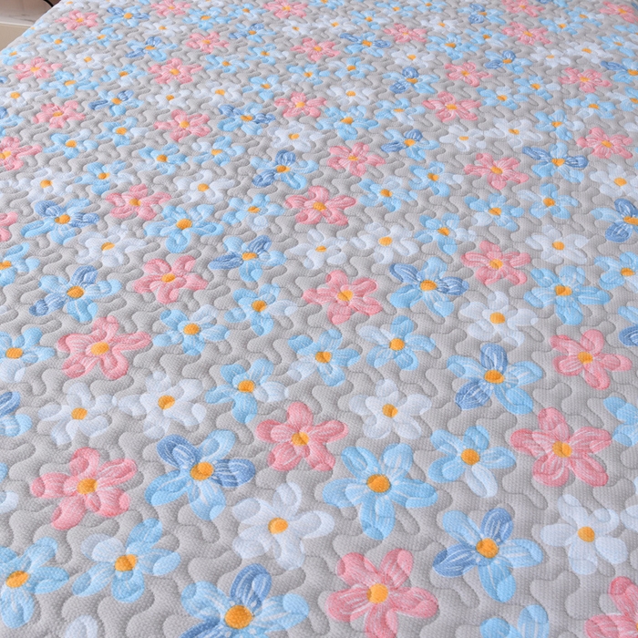 91家纺网 家纺一手货源 找家纺 （总）艾裙海 2025新款云感双层纱床盖四件套