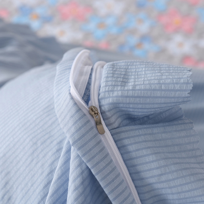 91家纺网 家纺一手货源 找家纺 （总）艾裙海 2025新款云感双层纱床盖四件套