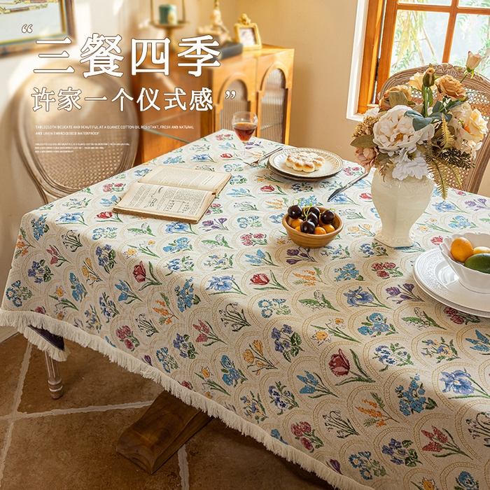 91家纺网 家纺一手货源 找家纺 （总）大梧2025新款千花桌布