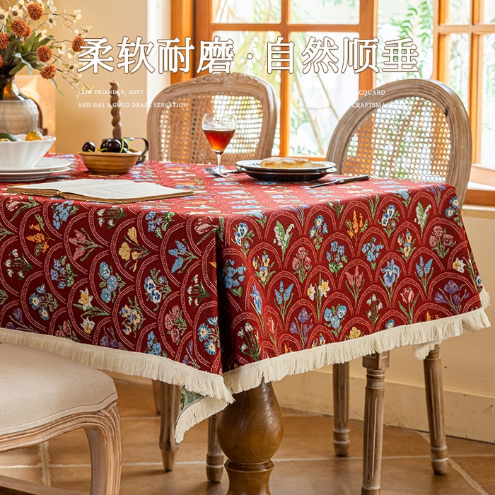 91家纺网 家纺一手货源 找家纺 （总）大梧2025新款千花桌布