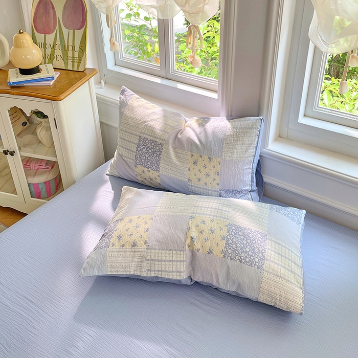 91家纺网 家纺一手货源 找家纺 梦卓家纺 2025新款超柔云感双层纱四件套 百福园