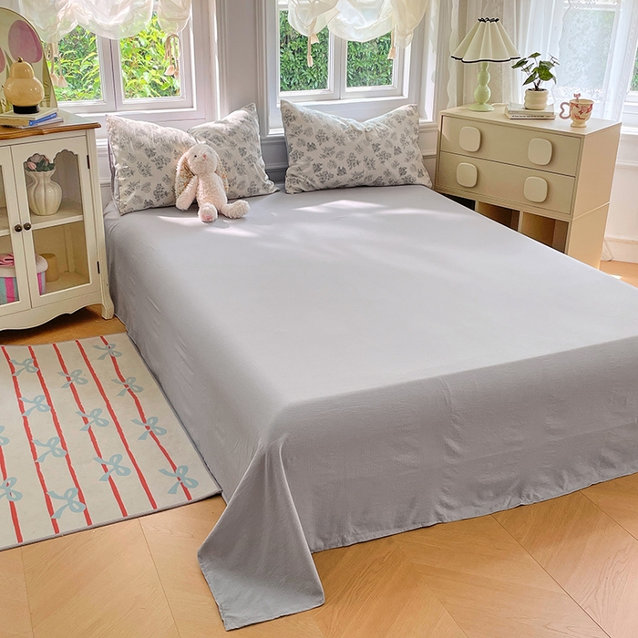 91家纺网 家纺一手货源 找家纺 梦卓家纺 2025新款超柔云感双层纱四件套 海棠听风