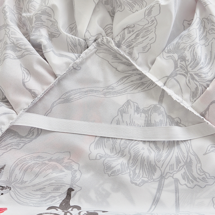 91家纺网 家纺一手货源 找家纺 艾裙海2025新款印花床裙三件套 -可跨境 牡丹花开