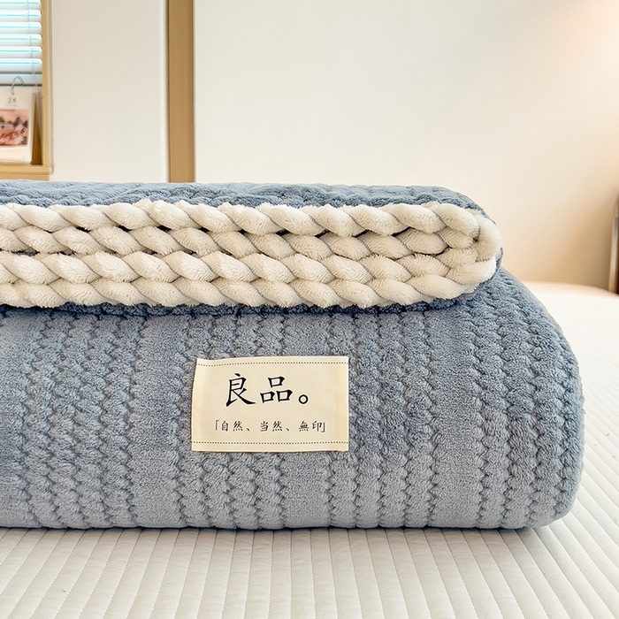 91家纺网 家纺一手货源 找家纺 （总）世纪绒品 2025新款A类提花绒白金款多功能毛毯