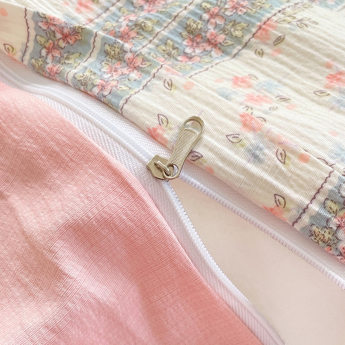 91家纺网 家纺一手货源 找家纺 梦卓家纺 2025新款超柔云感双层纱四件套 绿野仙踪