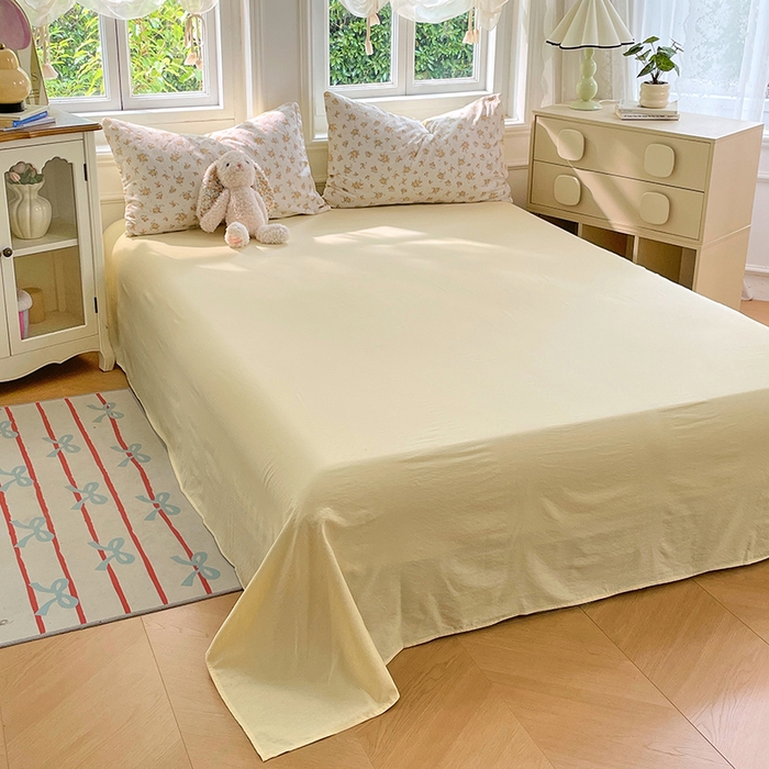 91家纺网 家纺一手货源 找家纺 梦卓家纺 2025新款超柔云感双层纱四件套 米娅