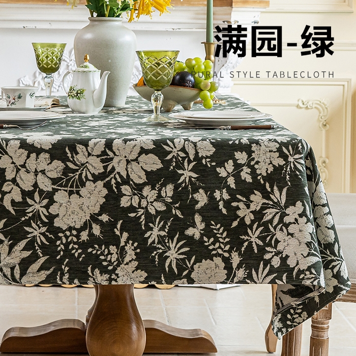 大梧2025新款满园桌布 满园-绿