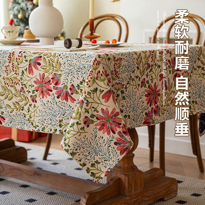 91家纺网 家纺一手货源 找家纺 大梧2025新款森物语桌布 春江町