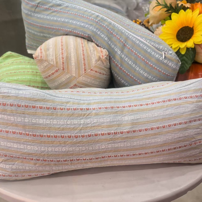 91家纺网 家纺一手货源 找家纺 （总）云熙枕业 2025新款全棉三角苦荞麦护颈枕枕头枕芯