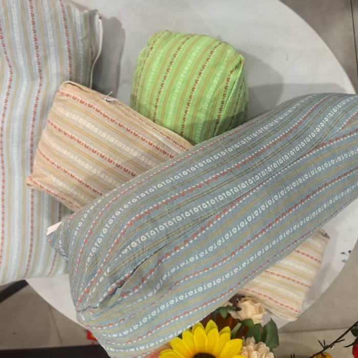 91家纺网 家纺一手货源 找家纺 （总）云熙枕业 2025新款全棉三角苦荞麦护颈枕枕头枕芯