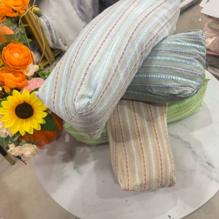 （总）云熙枕业 2025新款全棉三角苦荞麦护颈枕枕头枕芯