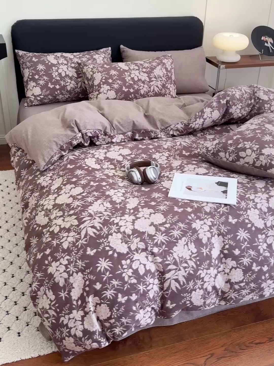 91家纺网 家纺一手货源 找家纺 （总2）金梦拉家纺 2025秋冬爆款新品高克重加厚原麻亚麻皱皱纱印花四件套