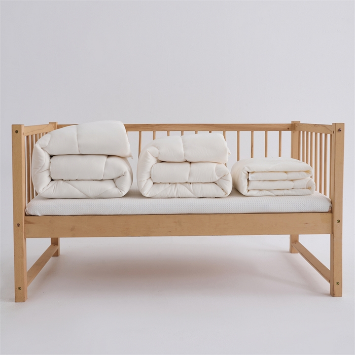 91家纺网 家纺一手货源 找家纺 （总）嗨皮宝贝 2025新款儿童幼儿园套件内胆水洗棉大豆被芯系列被子三件套垫芯垫被