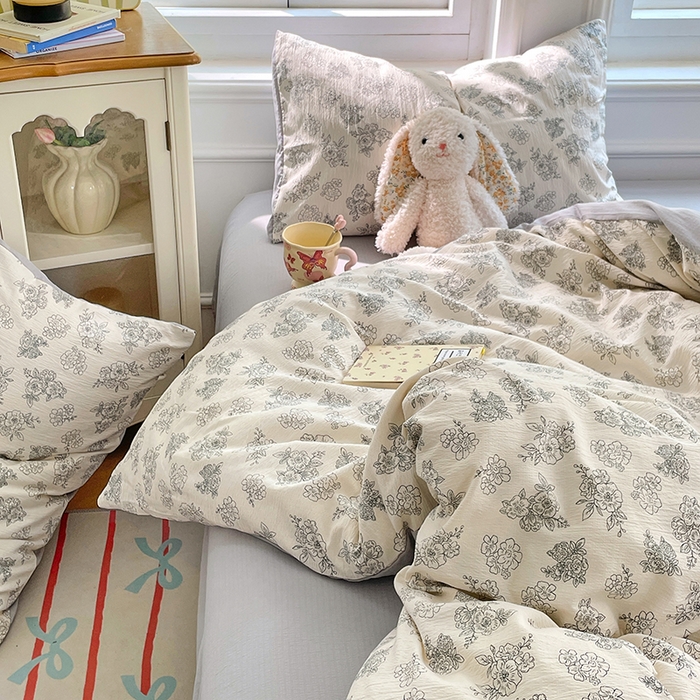 91家纺网 家纺一手货源 找家纺 （总）梦卓家纺 2025新款超柔云感双层纱四件套