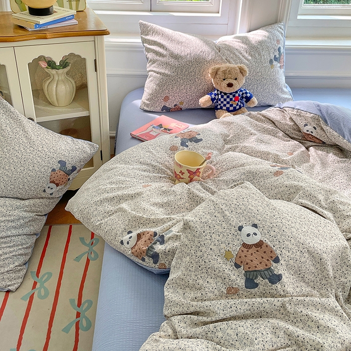 91家纺网 家纺一手货源 找家纺 （总）梦卓家纺 2025新款超柔云感双层纱四件套