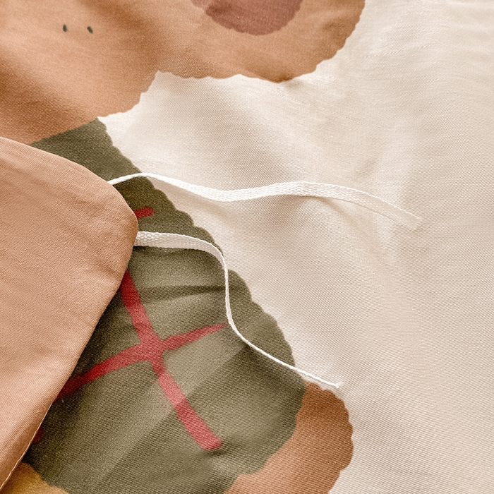 91家纺网 家纺一手货源 找家纺 玉元坊 2025新款通纯色全棉床笠纯棉床裙学生床单三四件套基础款 快乐小熊