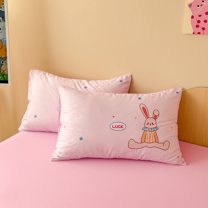 91家纺网 家纺一手货源 找家纺 玉元坊 2025新款通纯色全棉床笠纯棉床裙学生床单三四件套基础款 小熊伙伴