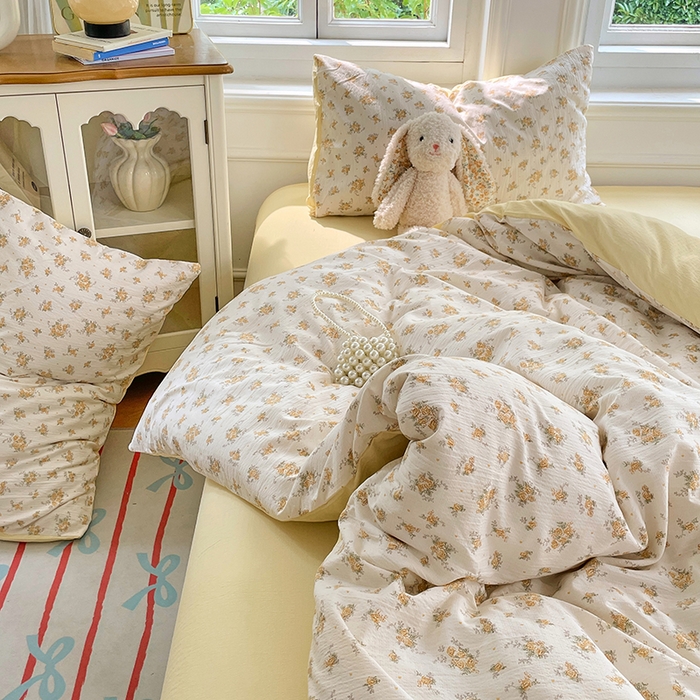 梦卓家纺 2025新款超柔云感双层纱四件套 米娅