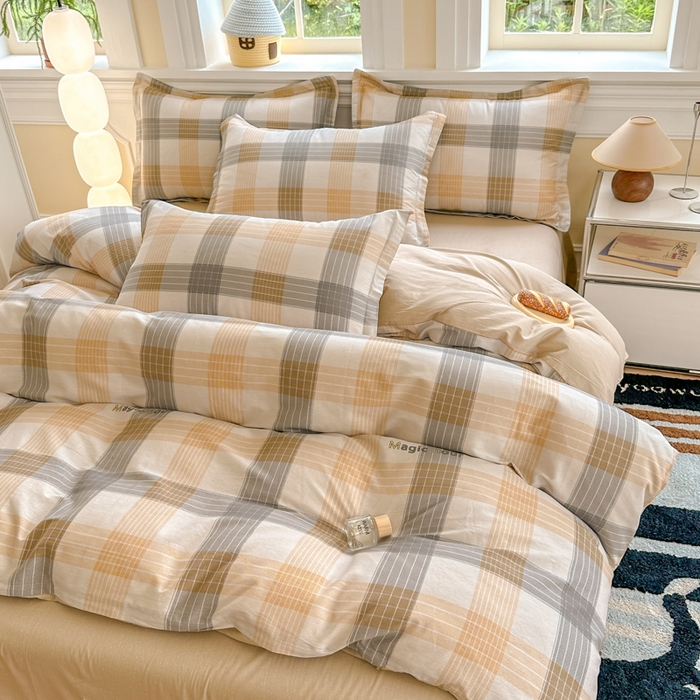 91家纺网 家纺一手货源 找家纺 帛织澜 12868全棉喷气印花四件套 佐罗