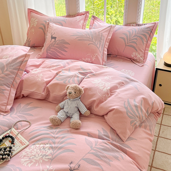 91家纺网 家纺一手货源 找家纺 莱通家纺 2025新款新疆棉加厚生态磨毛印花单被套 时尚都市