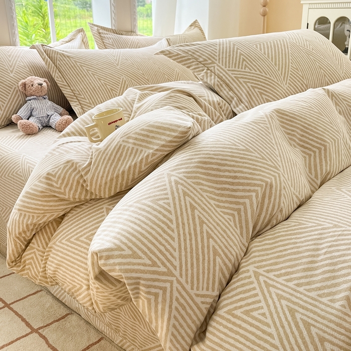 91家纺网 家纺一手货源 找家纺 莱通家纺 2025新款新疆棉加厚生态磨毛印花单被套 卢卡斯