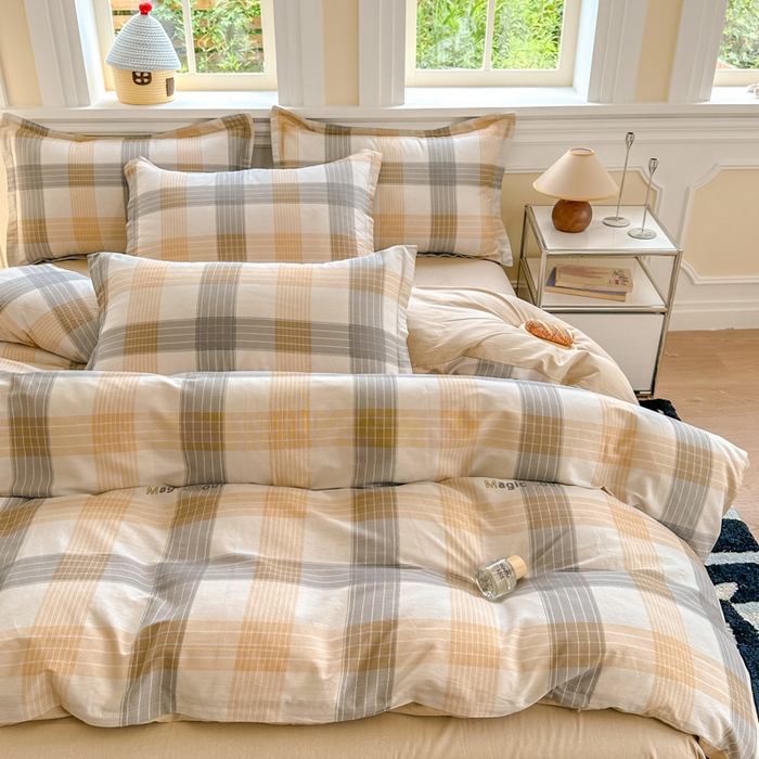 91家纺网 家纺一手货源 找家纺 帛织澜 12868全棉喷气印花四件套 佐罗