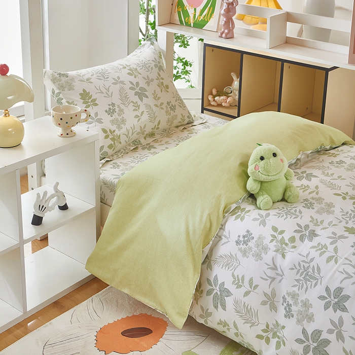 91家纺网 家纺一手货源 找家纺 安逸家纺 2024新款全棉学生三件套纯棉学生宿舍三件套 洛克庄园