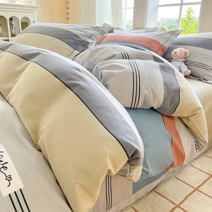 91家纺网 家纺一手货源 找家纺 莱通家纺 2025新款新疆棉加厚生态磨毛印花单被套 万华镜