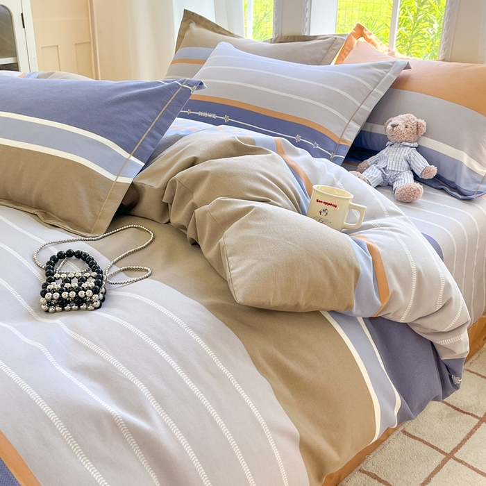 91家纺网 家纺一手货源 找家纺 莱通家纺 2025新款新疆棉加厚生态磨毛印花单被套 米兰印象