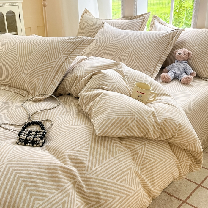 91家纺网 家纺一手货源 找家纺 莱通家纺 2025新款新疆棉加厚生态磨毛印花单被套 卢卡斯