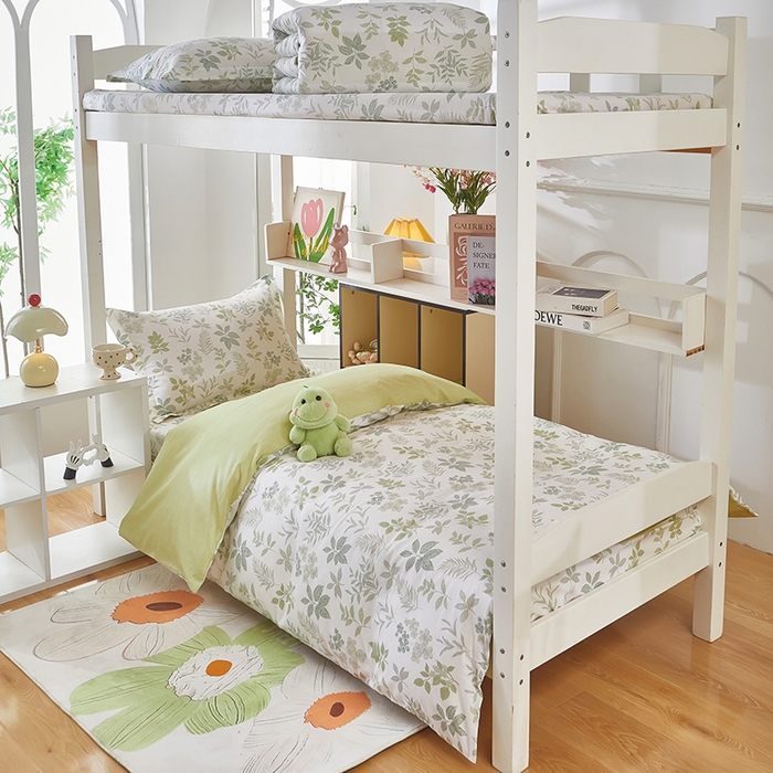 91家纺网 家纺一手货源 找家纺 安逸家纺 2024新款全棉学生三件套纯棉学生宿舍三件套 洛克庄园