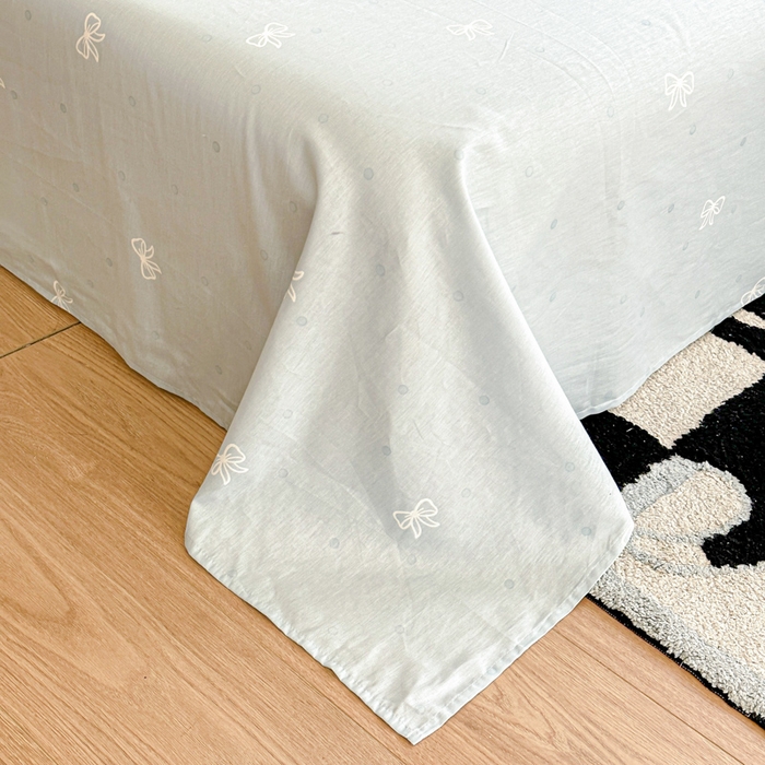 91家纺网 家纺一手货源 找家纺 帛织澜家纺 2025新款12868全棉喷气印花床单单件 花漾星辰-B版