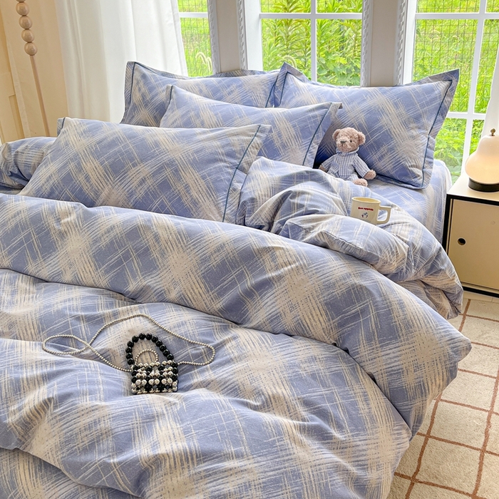 91家纺网 家纺一手货源 找家纺 莱通家纺 2025新款新疆棉加厚生态磨毛印花单被套 维也纳