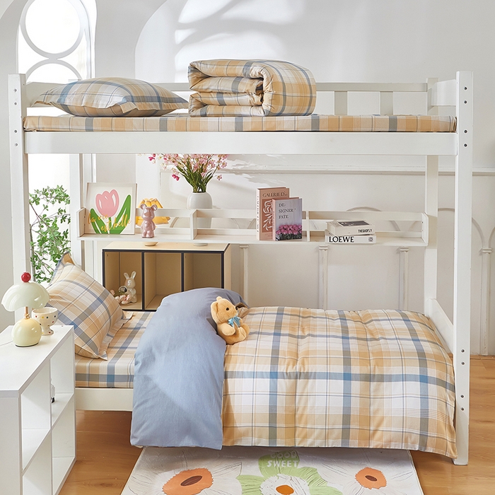 91家纺网 家纺一手货源 找家纺 （总）安逸家纺 2024新款全棉学生三件套纯棉学生宿舍三件套 罗德里