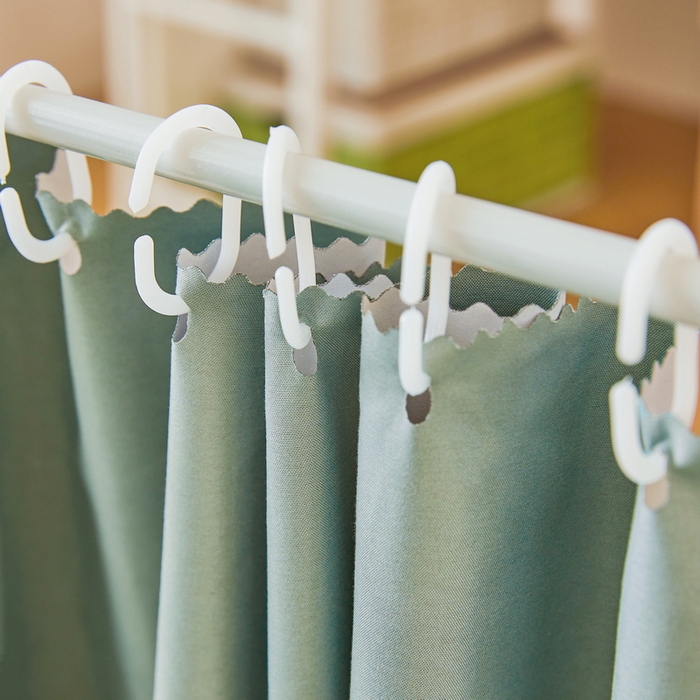 91家纺网 家纺一手货源 找家纺 夏彩 2025新款植绒布蕾丝绣花强遮光铁艺支架学生蚊帐-88625 88625-清新绿