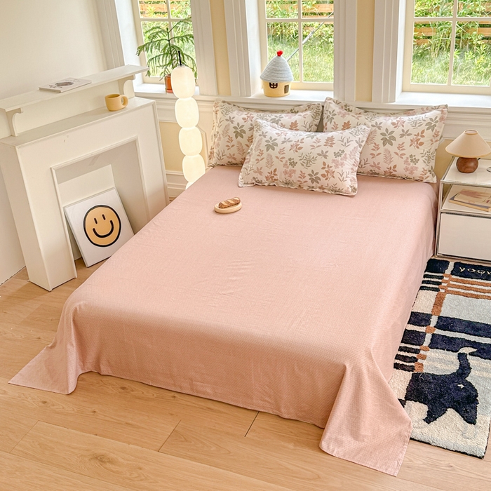 91家纺网 家纺一手货源 找家纺 帛织澜家纺 2025新款12868全棉喷气印花床单单件 洛克庄园-B版