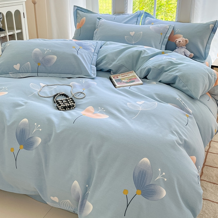 91家纺网 家纺一手货源 找家纺 莱通家纺 2025新款新疆棉加厚生态磨毛印花单被套 之禾