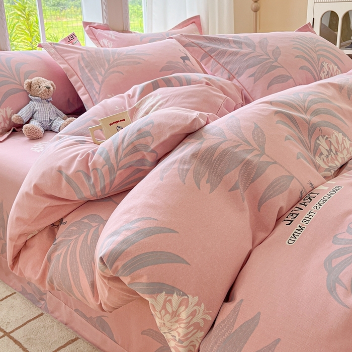 91家纺网 家纺一手货源 找家纺 莱通家纺 2025新款新疆棉加厚生态磨毛印花单被套 时尚都市