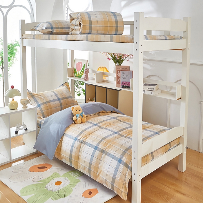 91家纺网 家纺一手货源 找家纺 （总）安逸家纺 2024新款全棉学生三件套纯棉学生宿舍三件套 罗德里