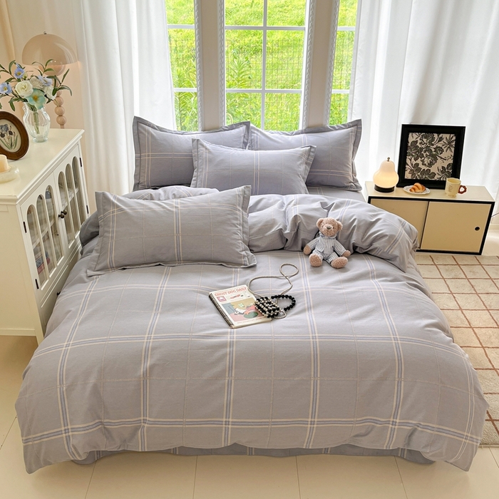 91家纺网 家纺一手货源 找家纺 莱通家纺 2025新款新疆棉加厚生态磨毛印花单被套 莫里特