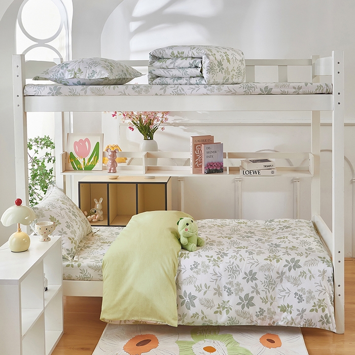 91家纺网 家纺一手货源 找家纺 安逸家纺 2024新款全棉学生三件套纯棉学生宿舍三件套 洛克庄园