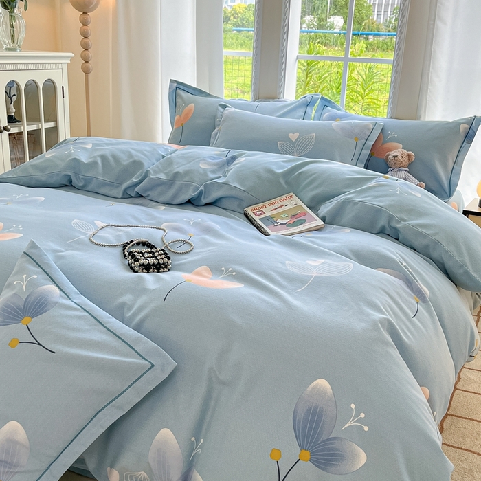 91家纺网 家纺一手货源 找家纺 莱通家纺 2025新款新疆棉加厚生态磨毛印花单被套 之禾