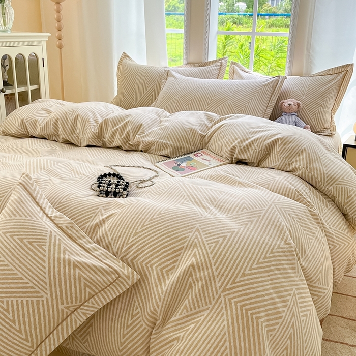 91家纺网 家纺一手货源 找家纺 莱通家纺 2025新款新疆棉加厚生态磨毛印花单被套 卢卡斯