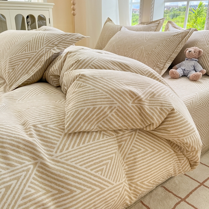 91家纺网 家纺一手货源 找家纺 莱通家纺 2025新款新疆棉加厚生态磨毛印花单被套 卢卡斯