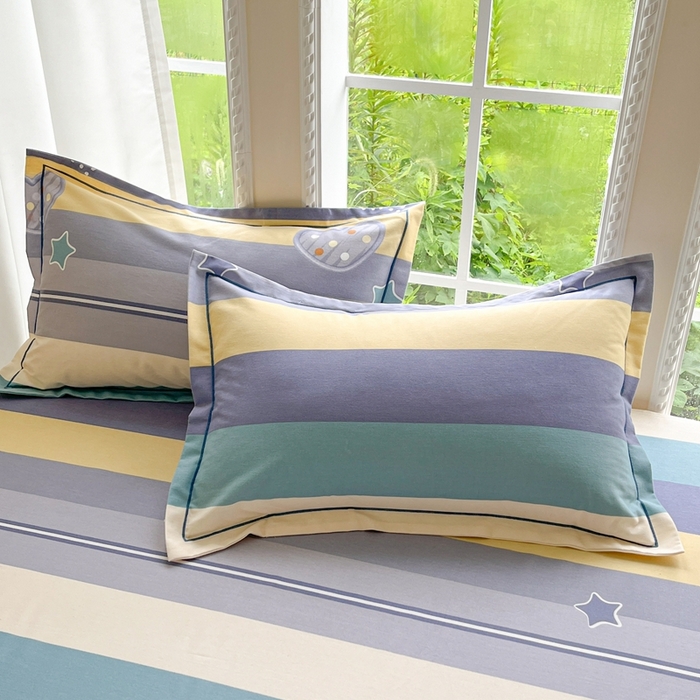 91家纺网 家纺一手货源 找家纺 莱通家纺 2025新款新疆棉加厚生态磨毛印花四件套 阿勒泰绿