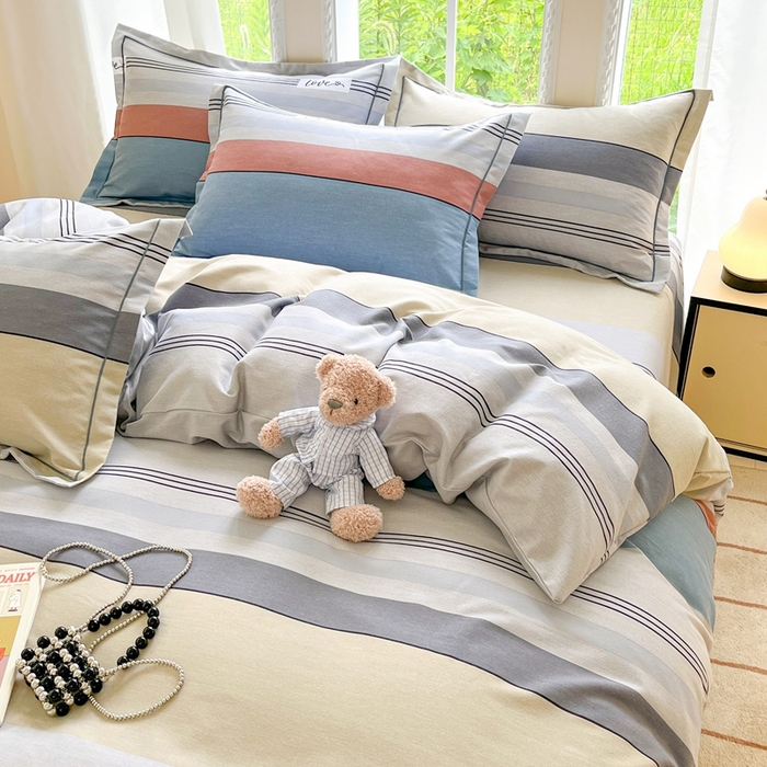 91家纺网 家纺一手货源 找家纺 莱通家纺 2025新款新疆棉加厚生态磨毛印花单被套 万华镜